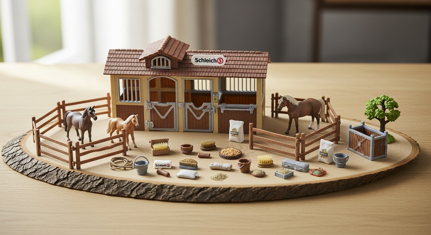 Schleich Horse Stable with Accessories Playset: The Ultimate Guide to Building Your Child’s Equestrian World