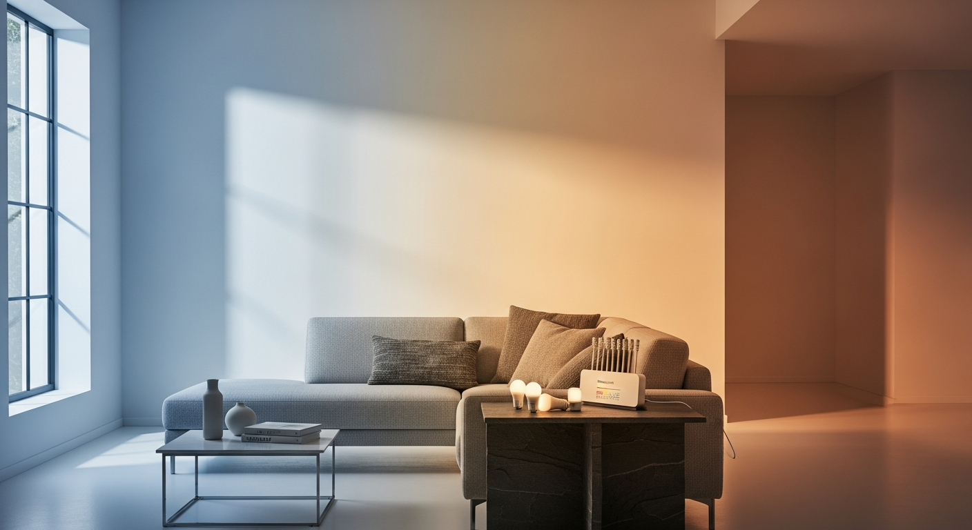 Philips Hue White and Color Ambiance Starter Kit smart lighting system with bridge and LED bulbs