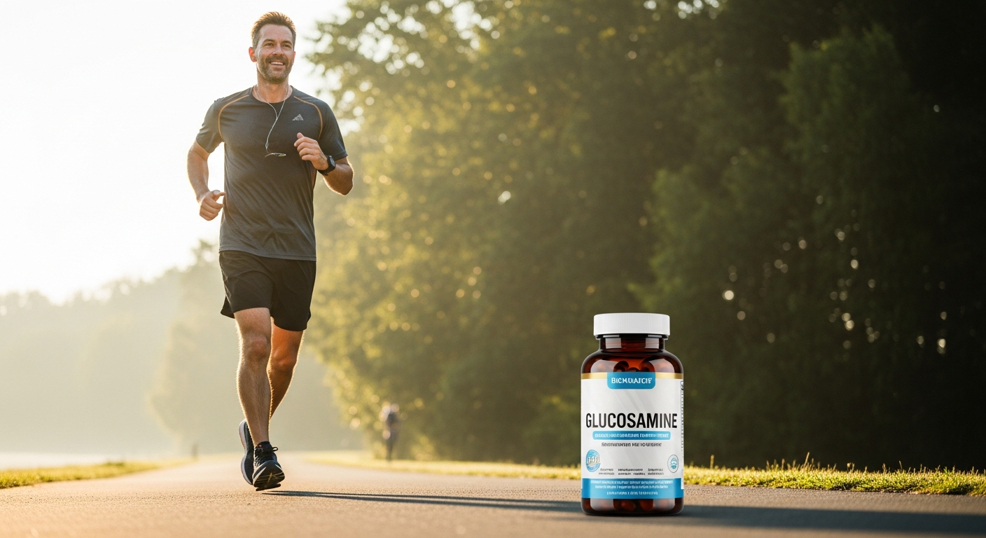 Glucosamine Sulphate 1,500mg joint support tablets for active mobility and cartilage health