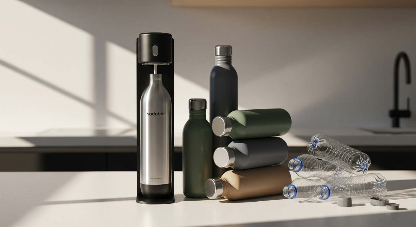 Sodabär Universal CO2 Cylinder Exchange System with renewable climate-neutral carbonation