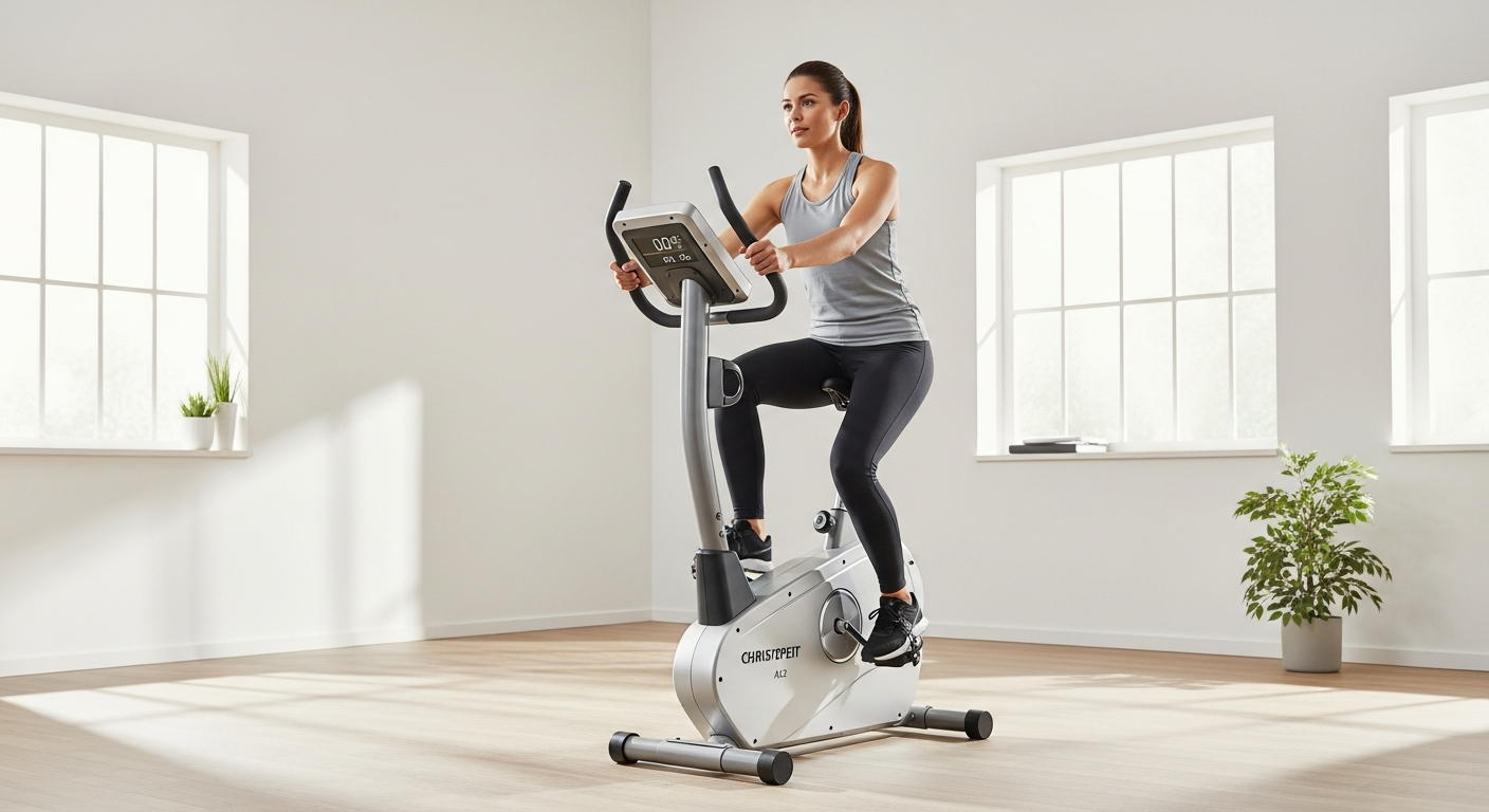 Christopeit AL2 Ergometer Exercise Bike: Quiet, Affordable Home Workouts for Rehabilitation and Recovery