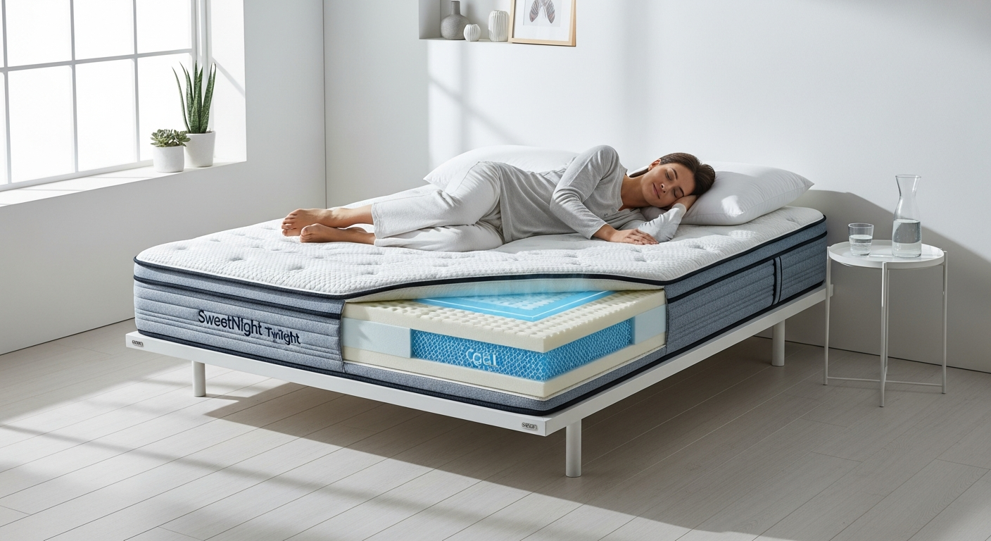 SweetNight Twilight Hybrid Mattress Review: Cooling & Support for Hot Sleepers