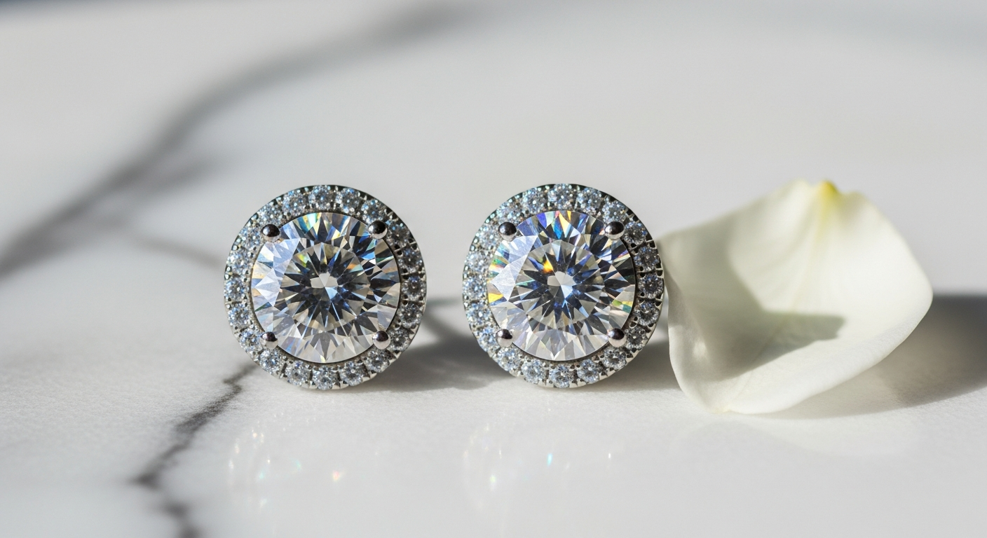VVS1 Moissanite Halo Stud Earrings: Why Smart Shoppers Are Ditching Diamond Prices in 2026