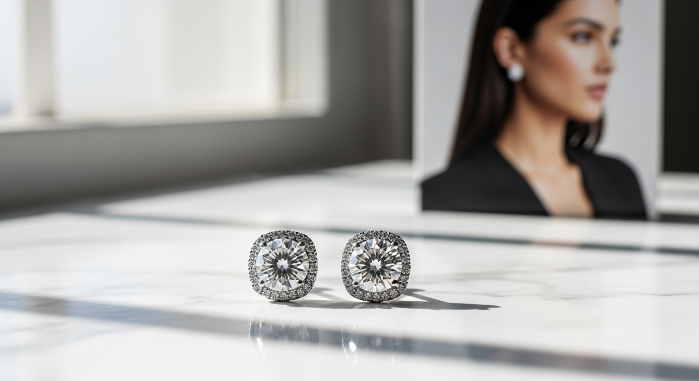Why 2.00 Carat Certified VVS1 Moissanite Halo Earrings Are Changing the Game for Budget-Conscious Jewelry Lovers