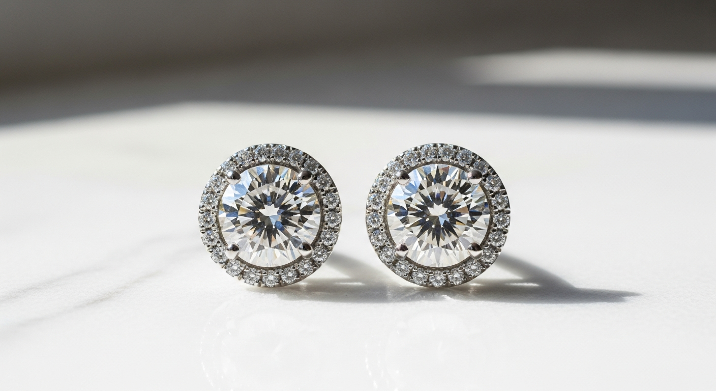2.00 Carat VVS1 Moissanite Halo Earrings Review: Do These GUU Shop Stunners Deliver Real Value?