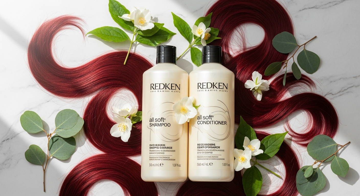 Redken All Soft Shampoo Conditioner Bundle 1000ml bottles with argan oil and Silk-Luxe Complex