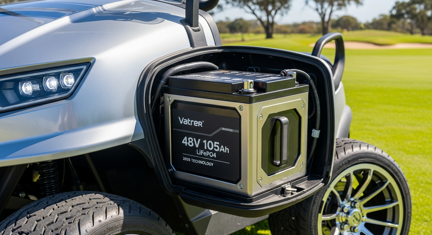 Why Golf Cart Owners Are Switching to the Vatrer 48V 105Ah LiFePO4 Battery in 2026