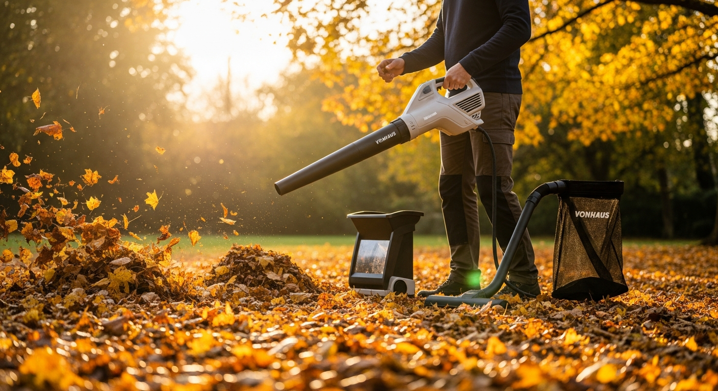 How to Maximize Your Garden’s Autumn Cleanup With the VonHaus 3-in-1 Leaf Blower, Vacuum, and Mulcher
