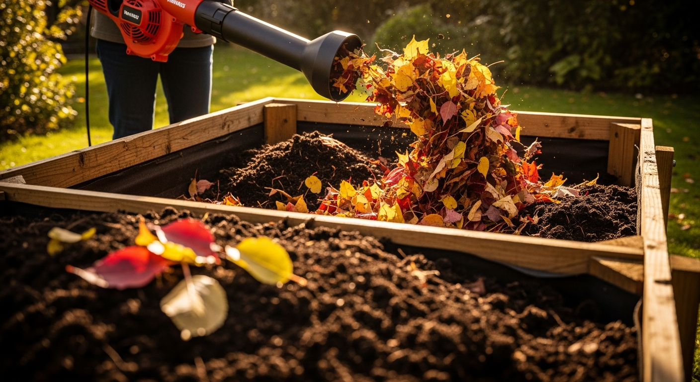 How to Transform Garden Waste Into Compost: The VonHaus 3-in-1 Leaf Blower Vacuum Mulcher Guide