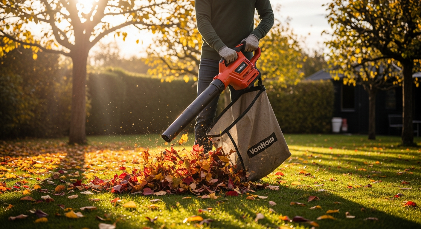 How to Reduce Garden Waste by 90% Using the VonHaus 3-in-1 Leaf Blower Vacuum Mulcher