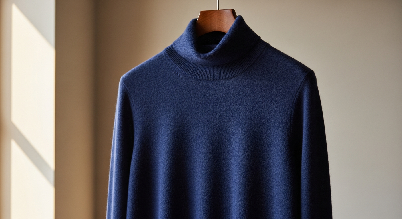 Al Duca D’aosta Cashmere Silk Turtleneck Sweater: Luxury Essential for Timeless Wardrobe Elegance