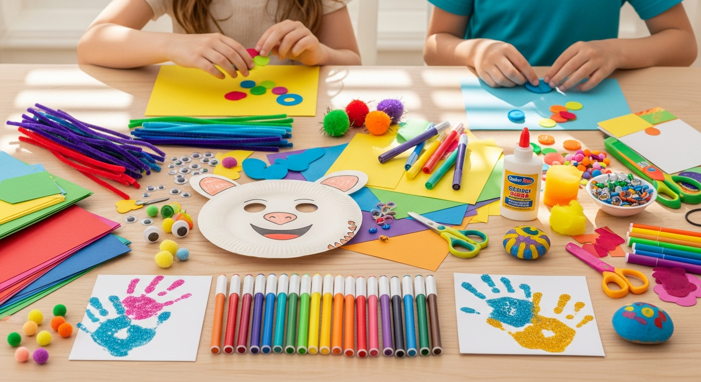 How Baker Ross Creative Craft Kits for Kids Transform Screen Time into Skill-Building Fun
