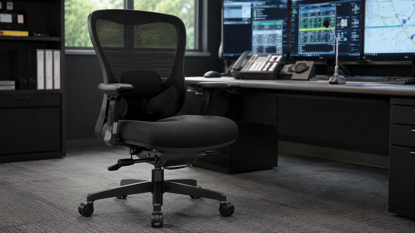 Why Emergency Dispatch Centers Choose the OFM 24/7 Heavy Duty Dispatch Chair for Non-Stop Operations