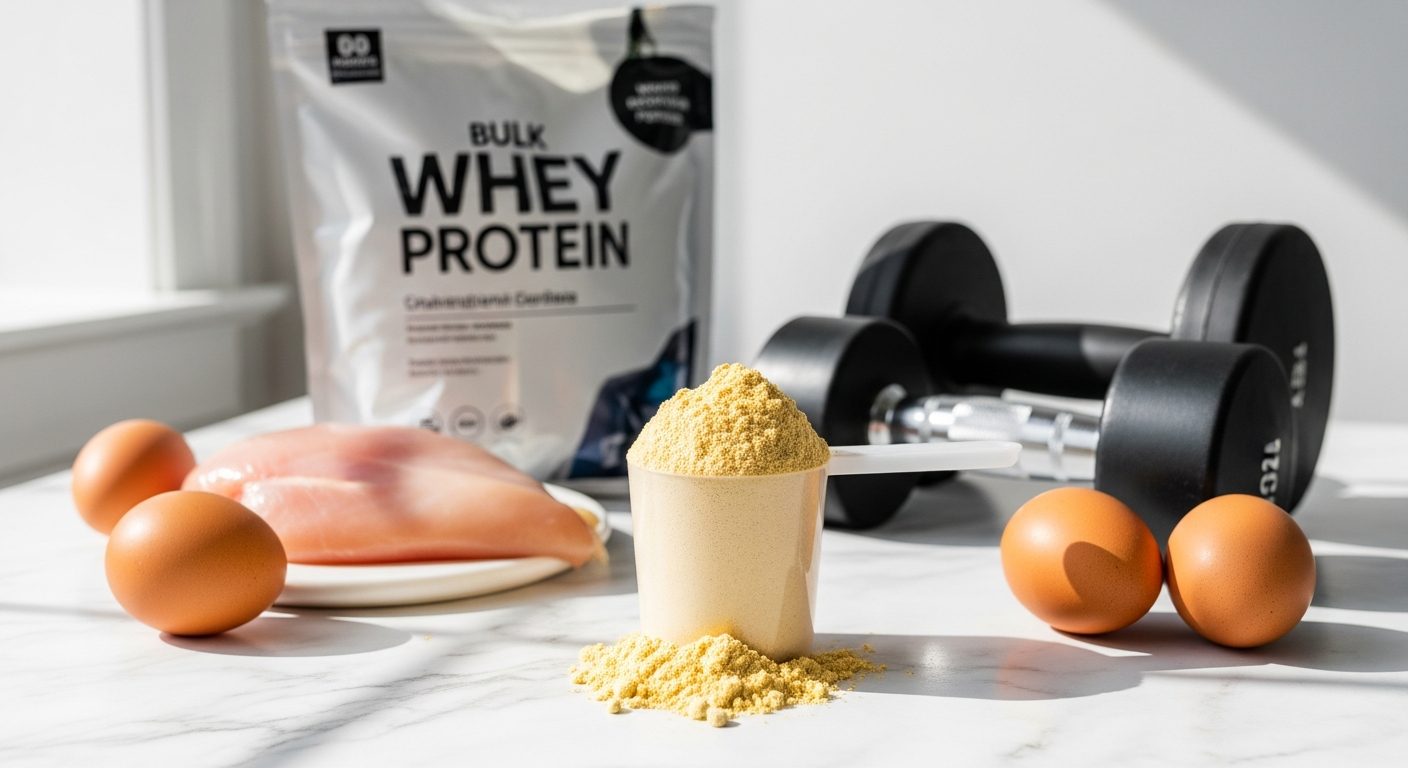 Bulk Pure Whey Protein Powder: Affordable Muscle-Building Supplement Review