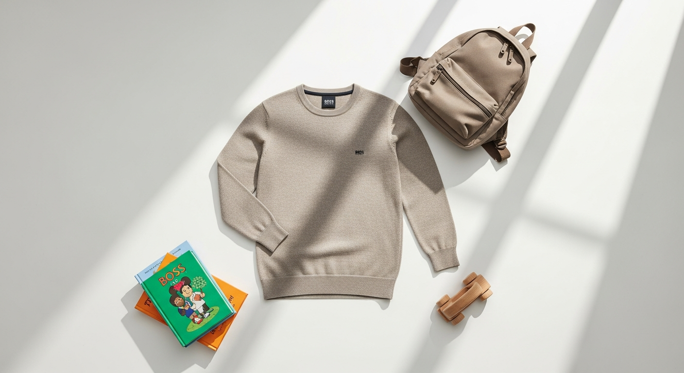 Why Parents Are Choosing BOSS Kids’ Cotton Long-Sleeved Sweater for Everyday Style and Durability