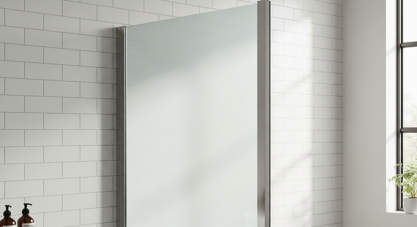 Transform Your Shower Space: The Neuesbad Design 80cm Shower Side Panel for Modern Bathrooms