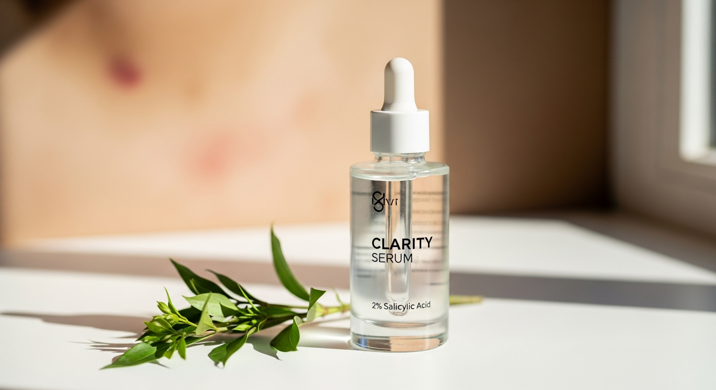 Transparent Lab PIE Acne Red Spot Fading Treatment bottle displaying formula ingredients and benefits