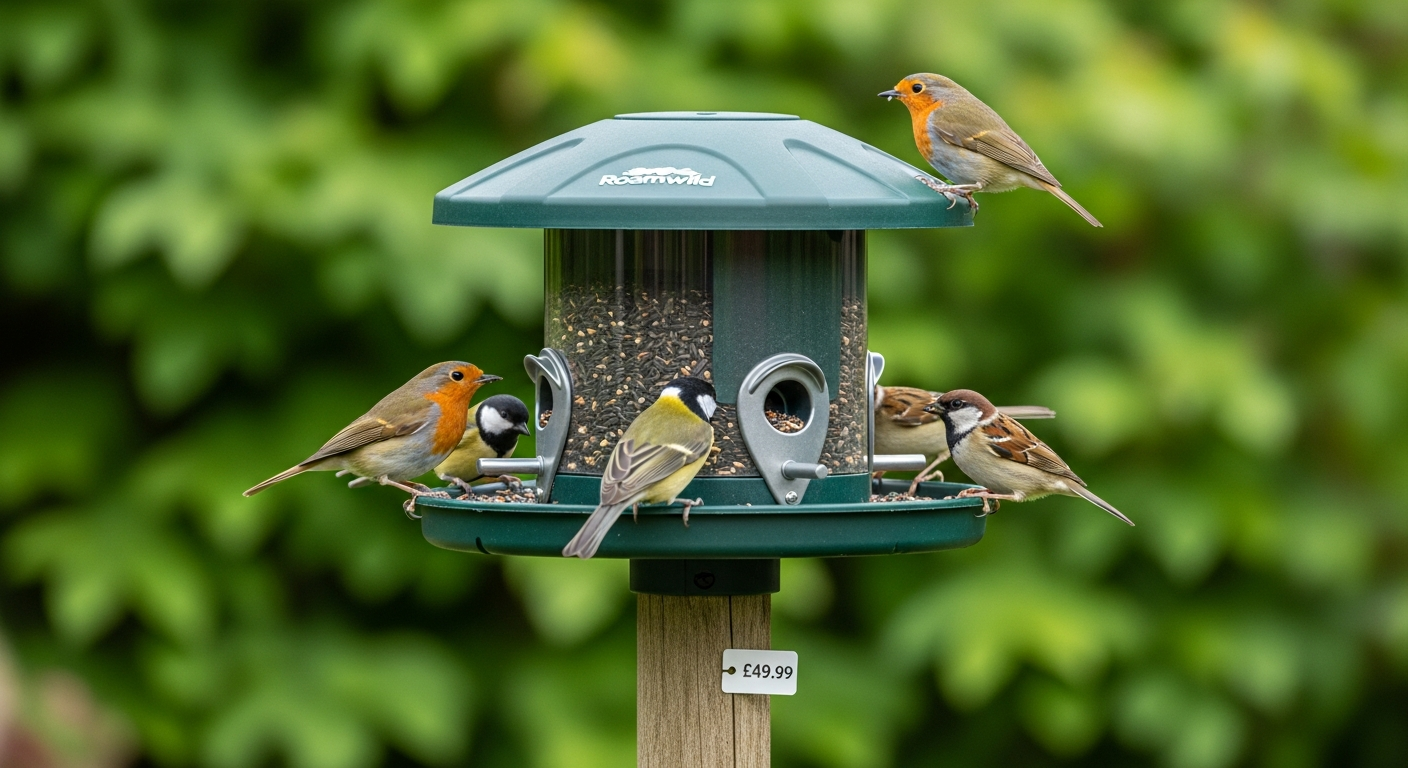 Roamwild PestOff Squirrel Proof Bird Feeder: UK’s Best-Selling Solution at £34.99