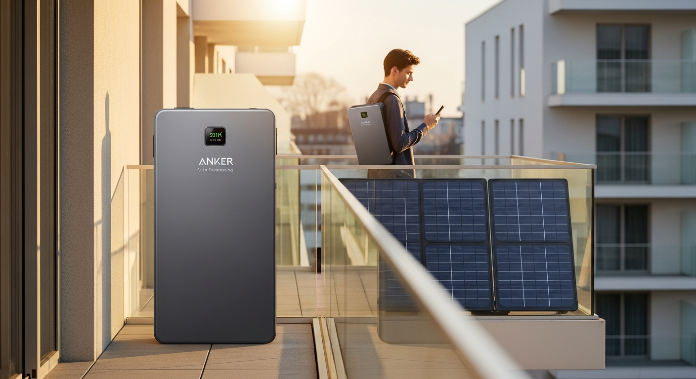 Anker SOLIX Solarbank 2 E1600 Pro Balkonkraftwerk Speicher: Solar Energy Storage for Renters