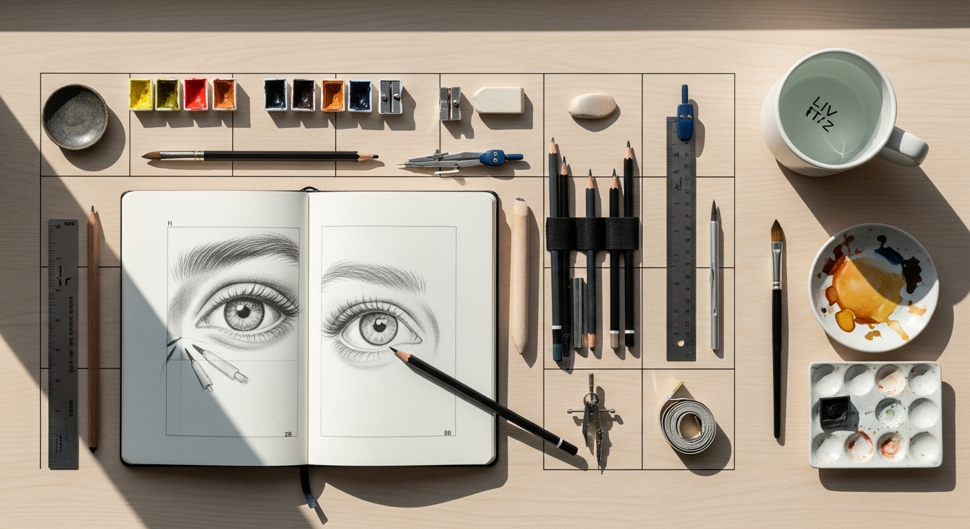 Die Kunst des Zeichnens 10 Steps: Der Perfekte Einstieg für Anfänger mit Struktur und Erfolg