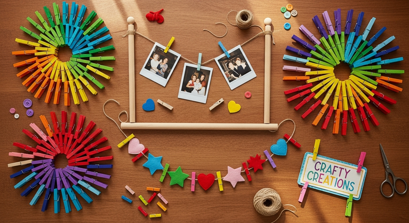 Basteln mit Wäscheklammern: Kreative DIY-Ideen für Jedermann – Das Klassiker-Buch, das 500.000 Menschen inspirierte