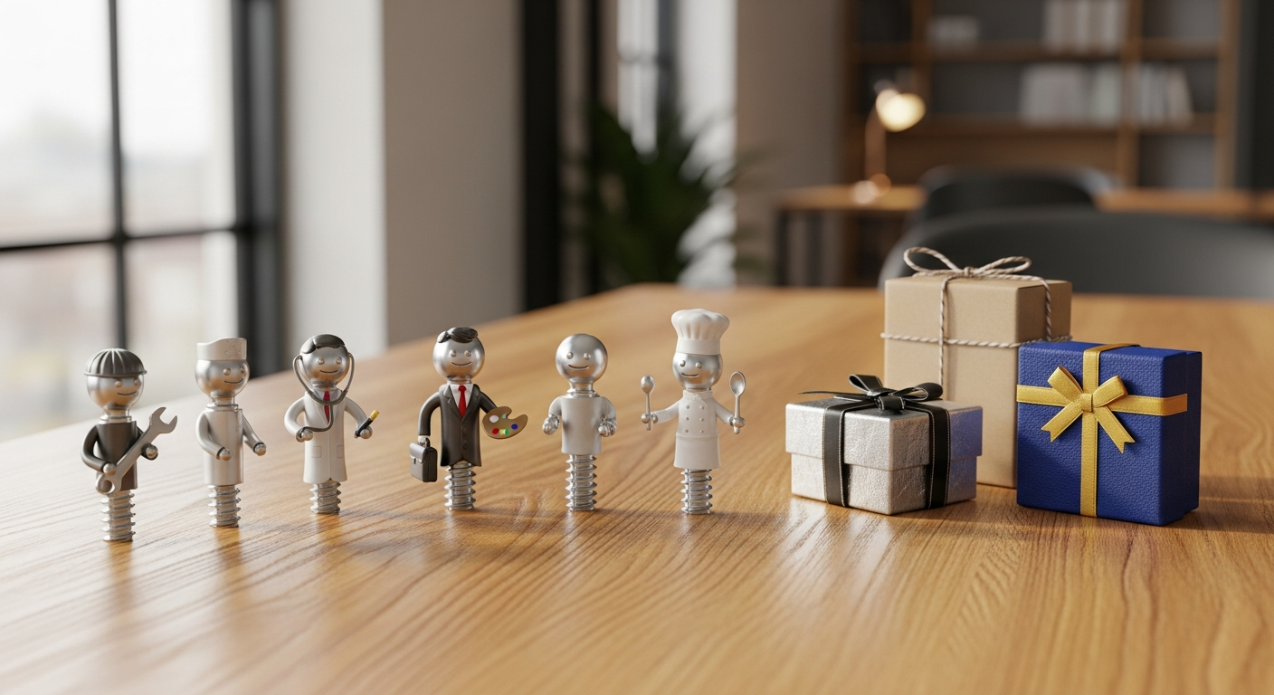 Personalized Screw Figures: Custom Metal Art Gifts for Every Professional & Occasion