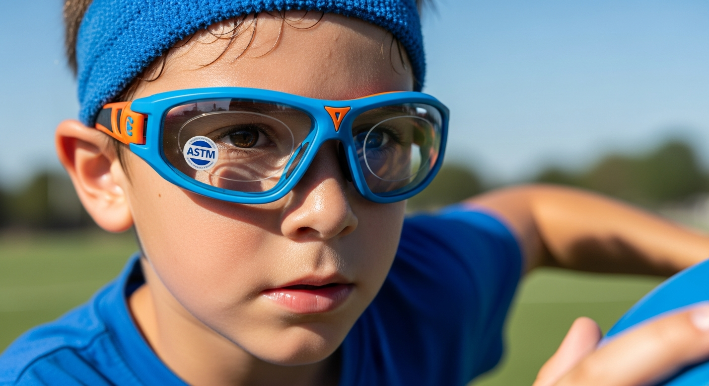 Liberty Sport Rec Specs Goggles for Youth Athletes: ASTM-Certified Eye Protection with Prescription Lenses