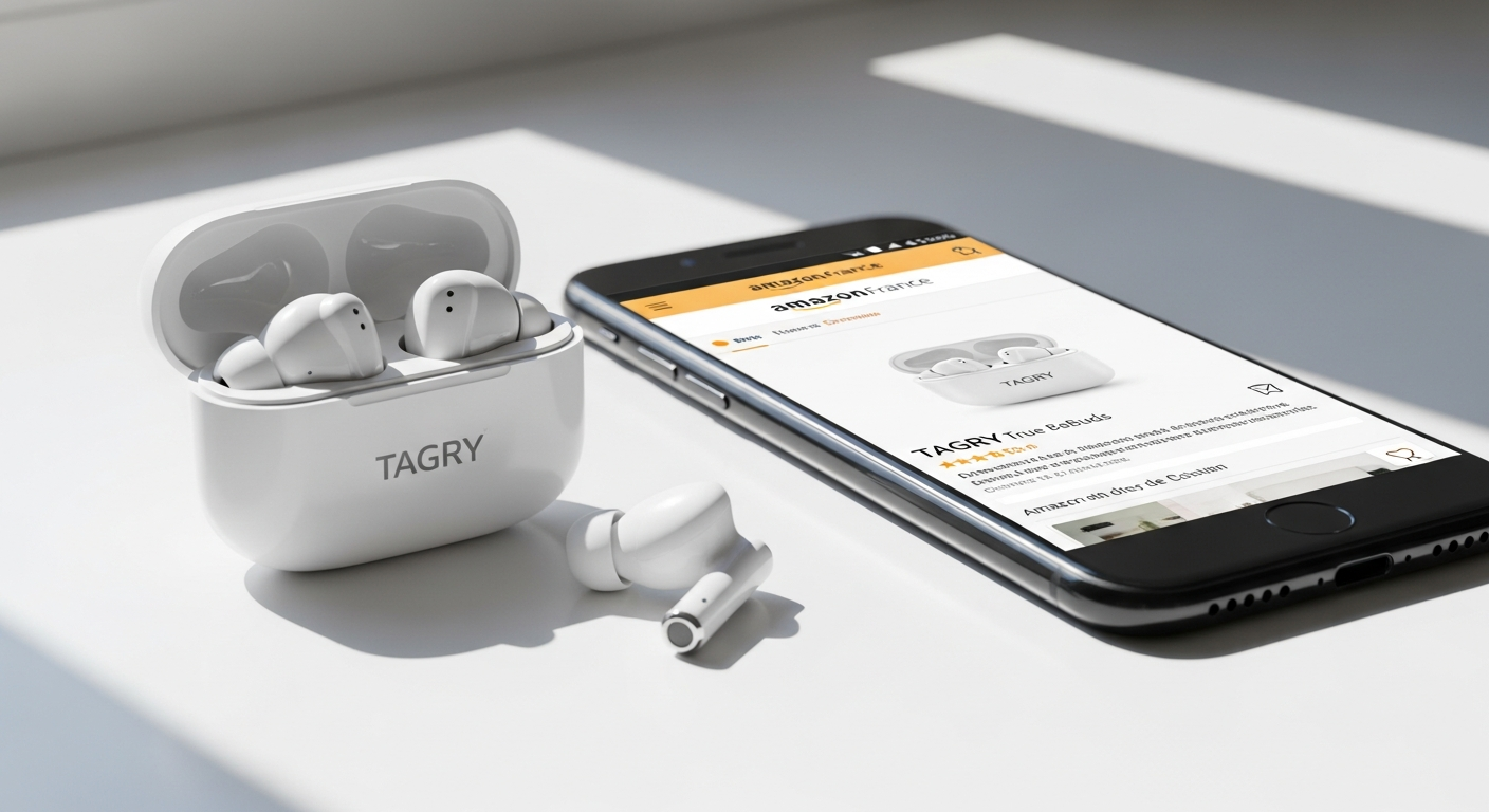 TAGRY Bluetooth True Wireless Earbuds: Best Budget Earbuds on Amazon France