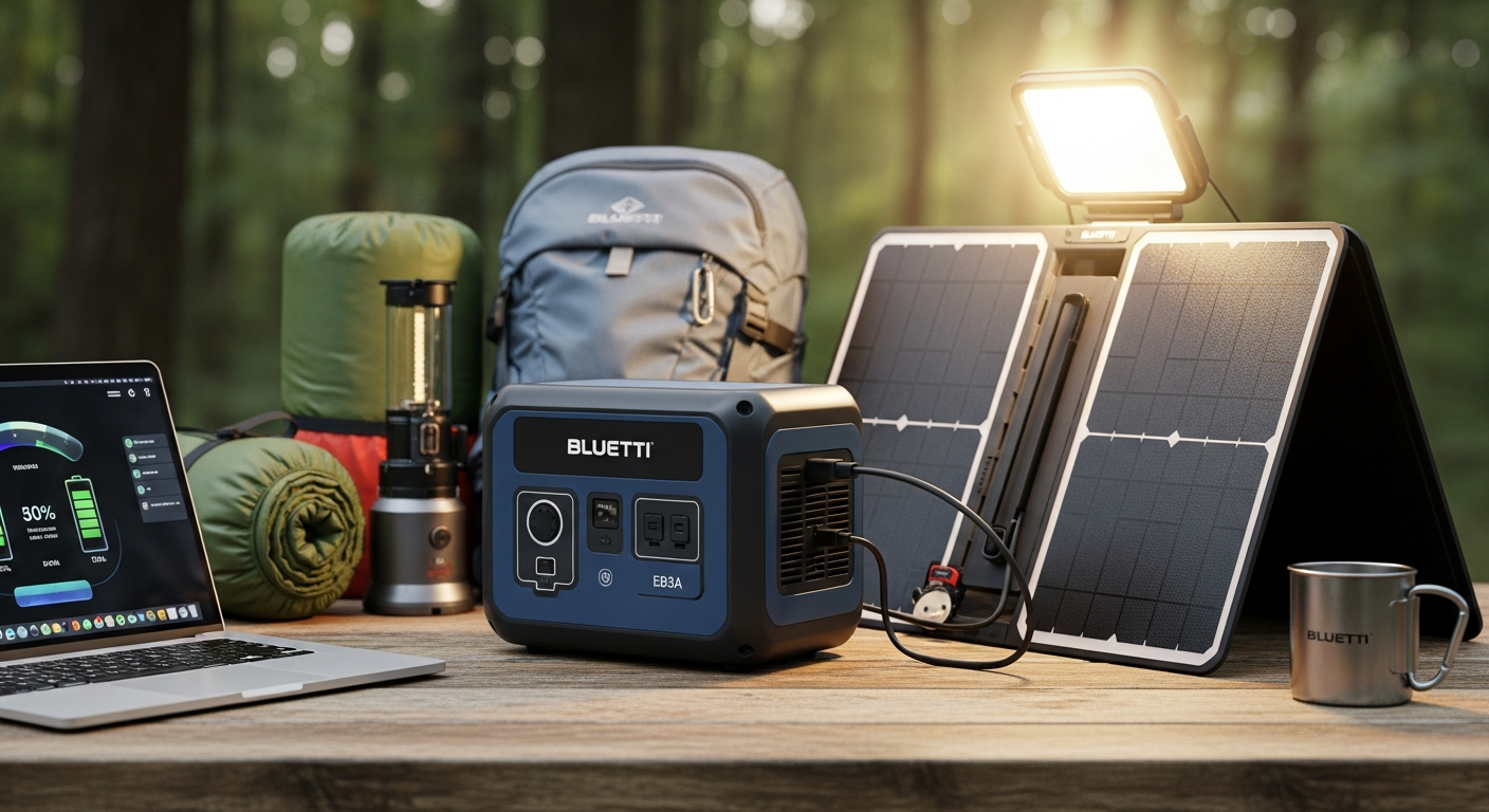 Solar Charging Your BLUETTI EB3A: The Complete Guide to Off-Grid Power Independence in 2026
