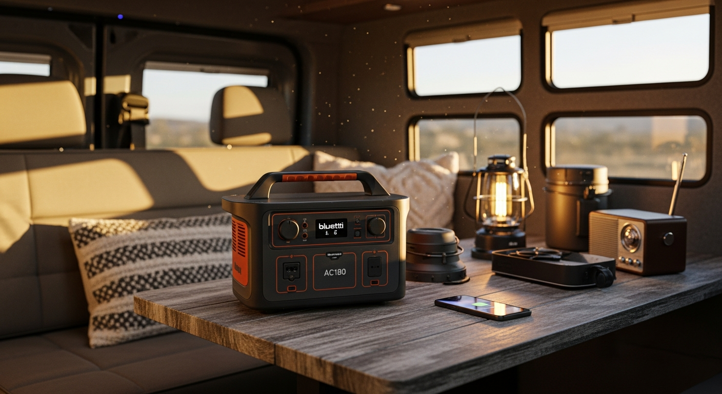 Power Your Van Life Adventures: Why the Bluetti AC180 Portable Power Station Redefines Off-Grid Living in 2026