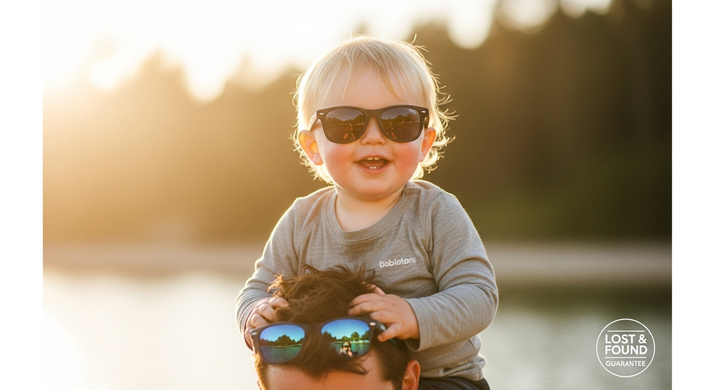 Babiators Original Navigator Kids Sunglasses in aviator style with UV protection lenses