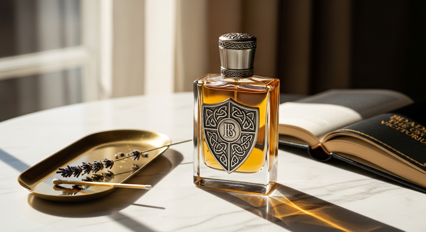 Boadicea The Victorious 1907 Eau de Parfum luxury fragrance bottle with woody-spicy amber notes