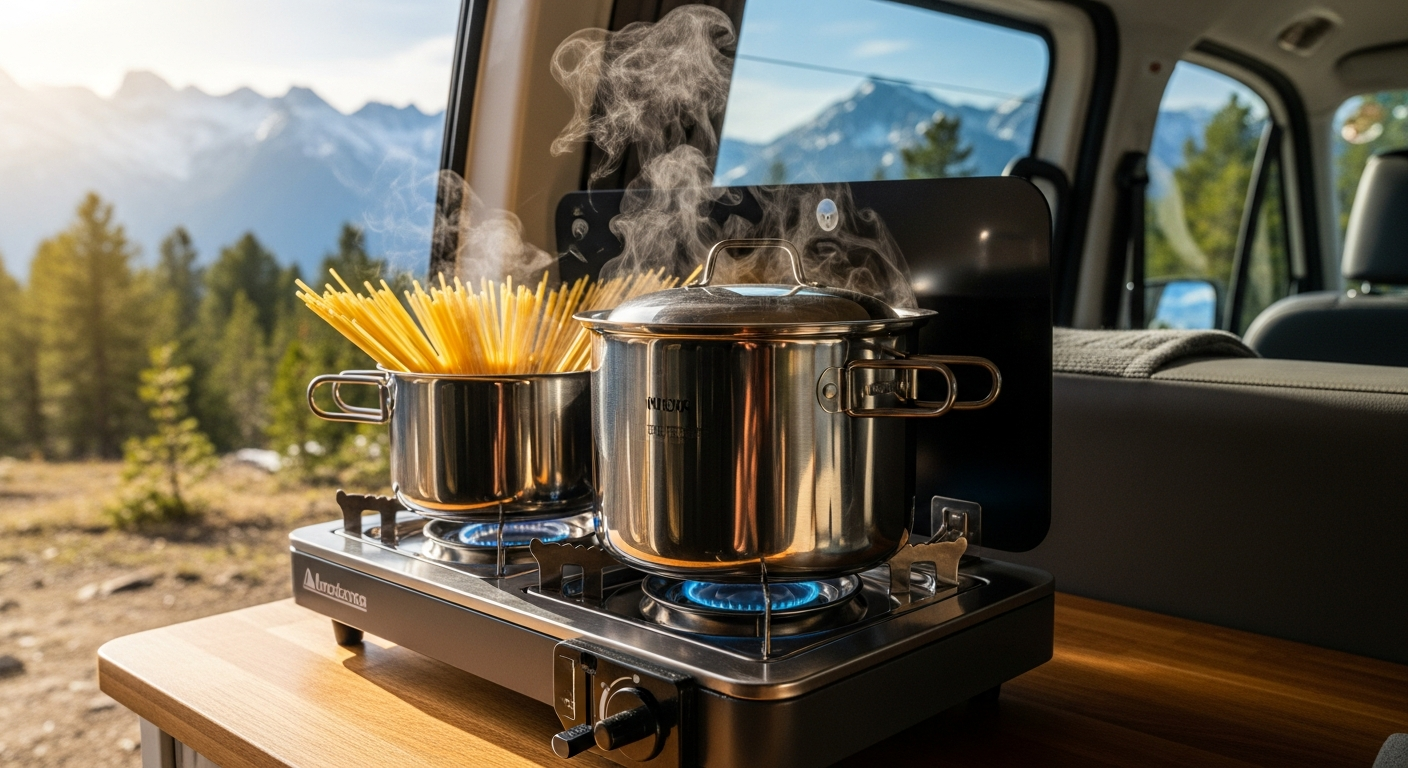 Lightweight Pasta Cooking for Van Life: Why the Berger Stone Rock Pasta Pot Set Dominates Mobile Kitchens