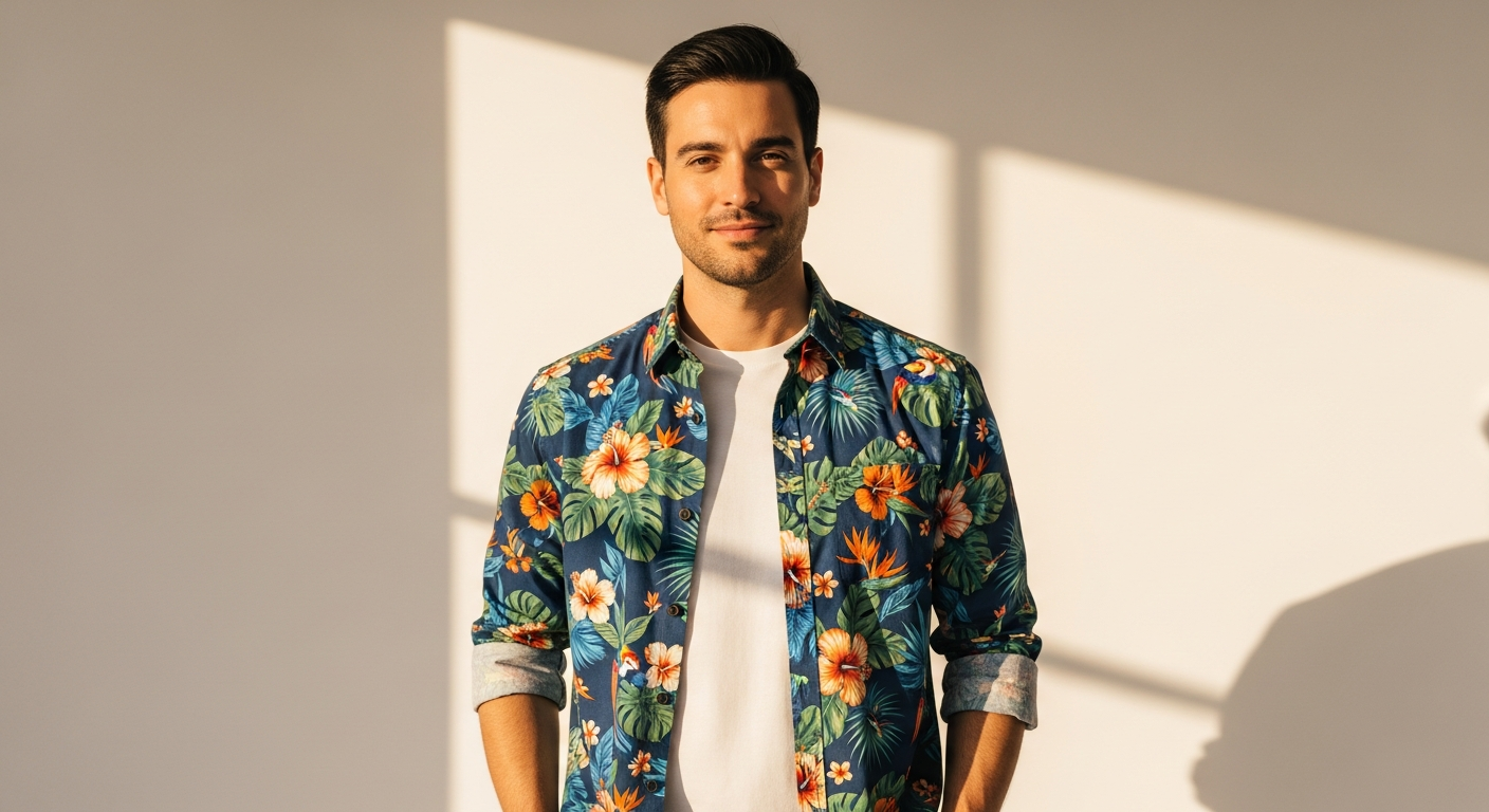 COOFANDY Men’s Hawaiian Floral Button-Down Shirt: Year-Round Casual Style Guide