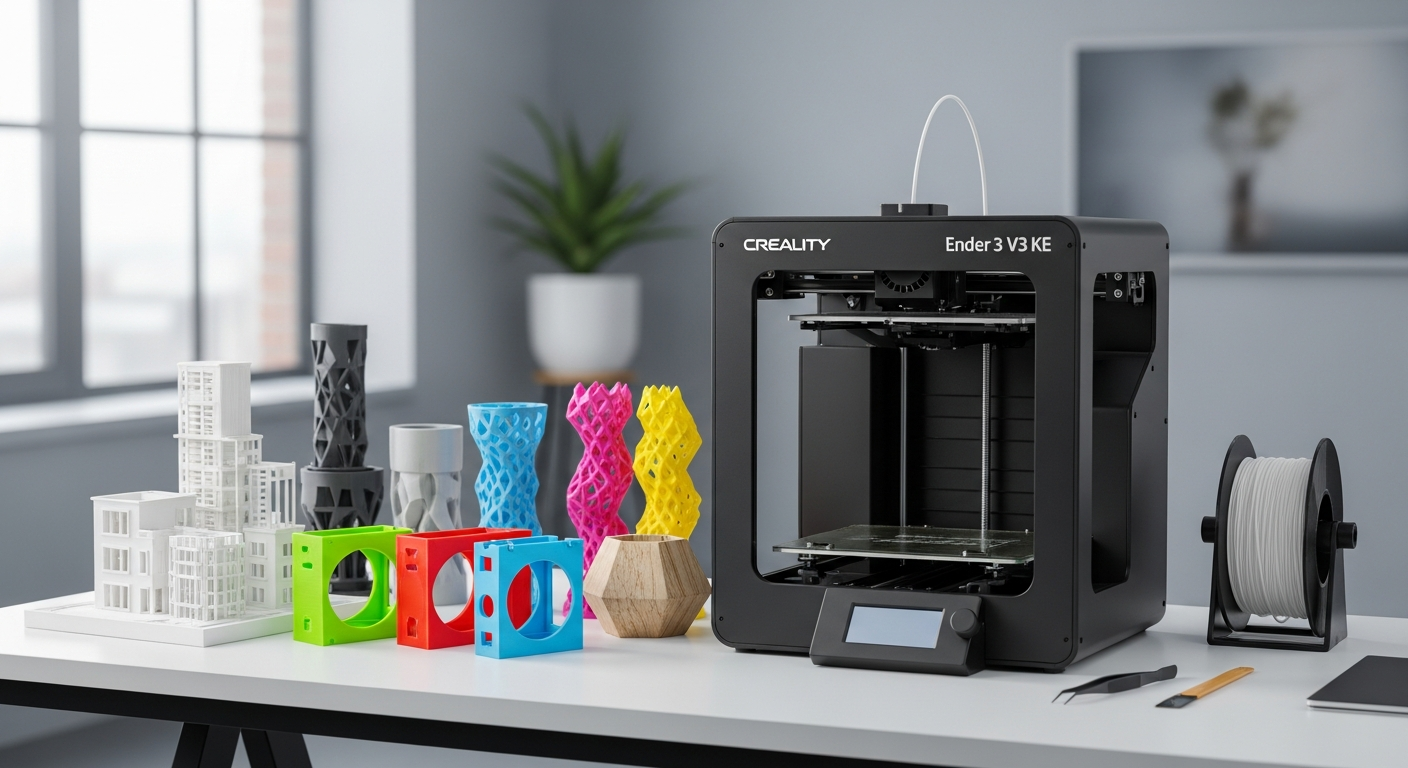Speed Meets Affordability: The Creality Ender 3 V3 KE 3D Printer for Rapid Prototyping & Production