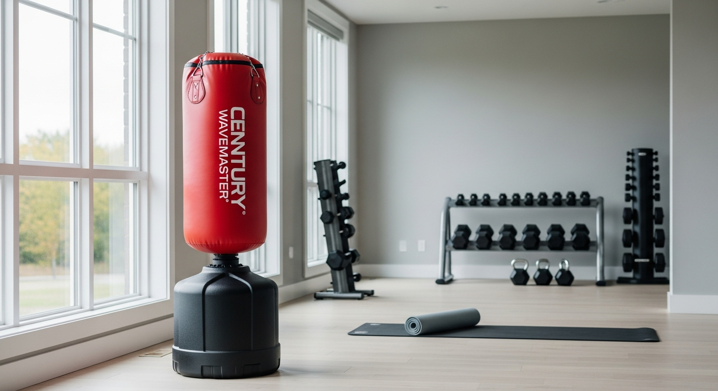 How to Set Up a Century Wavemaster Freestanding Martial Arts Bag in Your Home Gym