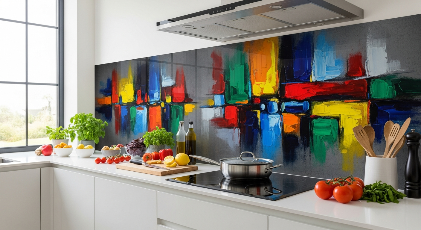 Custom Printed Toughened Glass Splashbacks: Transform Your Kitchen Into a Personal Gallery