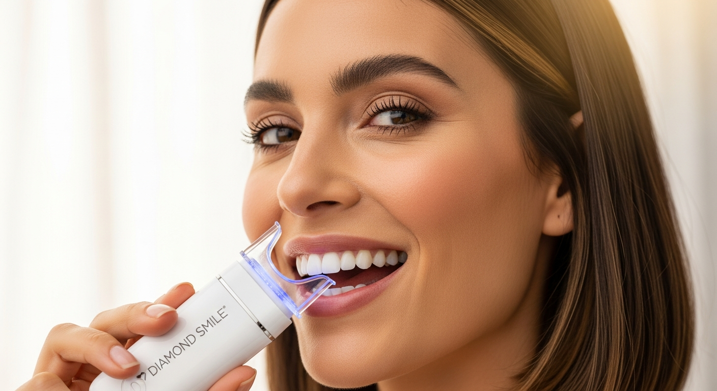 Diamond Smile LED Teeth Whitening Kit: Why Sensitive Teeth Sufferers Are Switching to Peroxide-Free Whitening