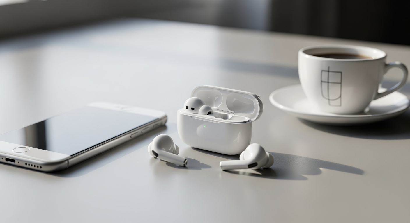 Airs Pro 3rd Gen Bluetooth Earbuds with charging case and multiple color options displayed