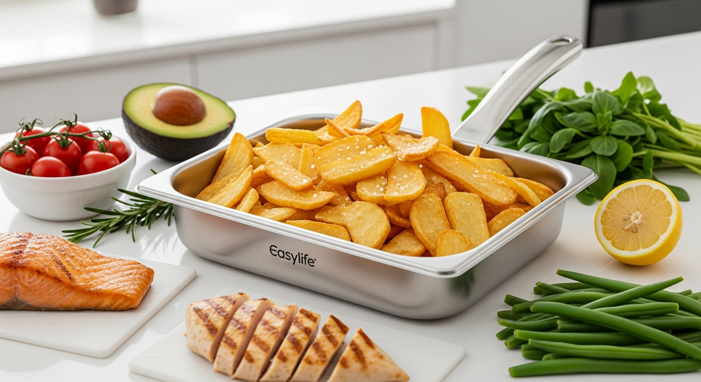 Easylife Microwave Chip Pan for Quick Meals: Cooking Versatility Beyond Just Chips