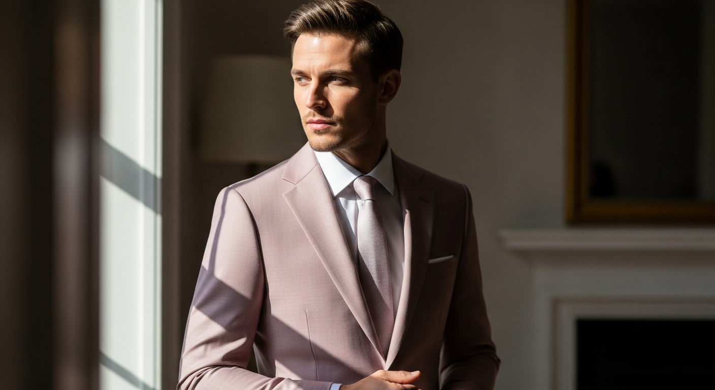 Blush Mauve Wedding Slim Suit: The Groomsman’s Guide to Standing Out Without Breaking the Bank