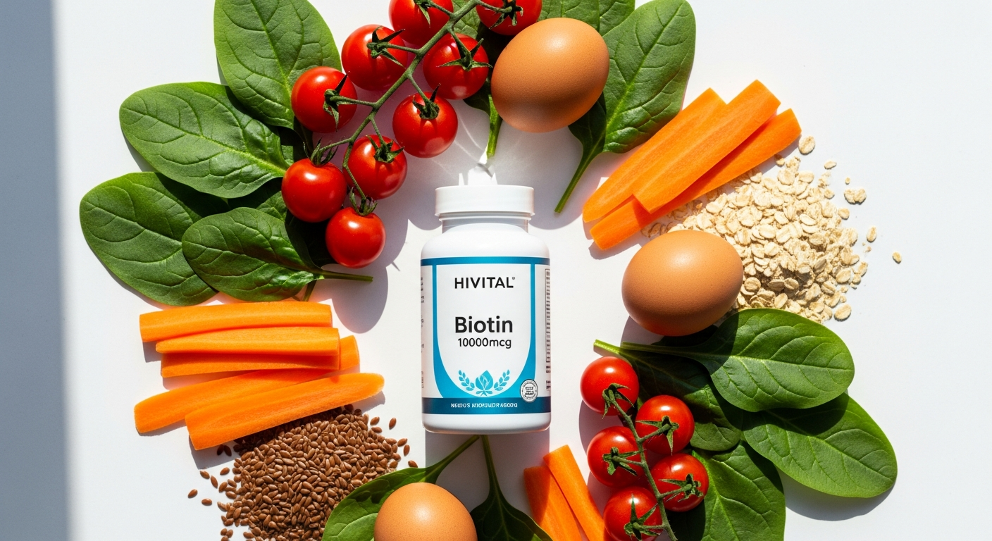 Beyond Beauty: How HIVITAL Biotin 10000mcg Supports Metabolism, Energy & Wellness