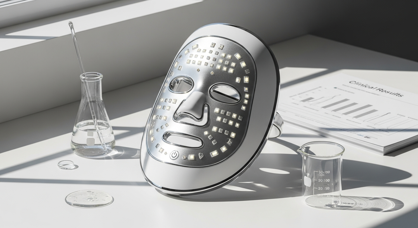 Lab Life Elysium LED face mask with 660+ clinical-grade lights for skin treatment