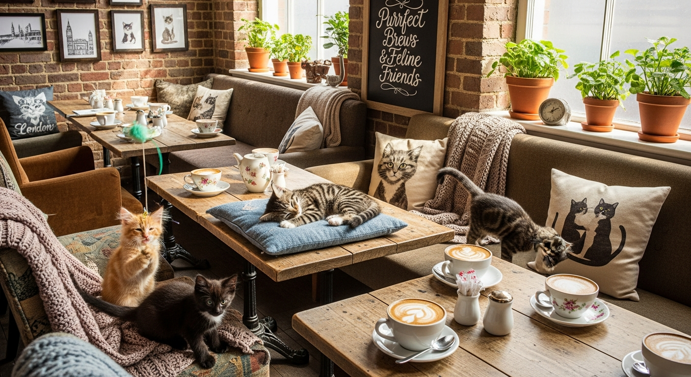 Java Whiskers Kitten Lounge London: Europe’s Premier Rescue Kitten Cafe Experience
