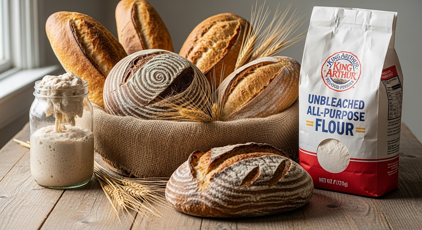 King Arthur Unbleached All-Purpose Flour for Sourdough Starters: Building Bakery-Quality Bread at Home
