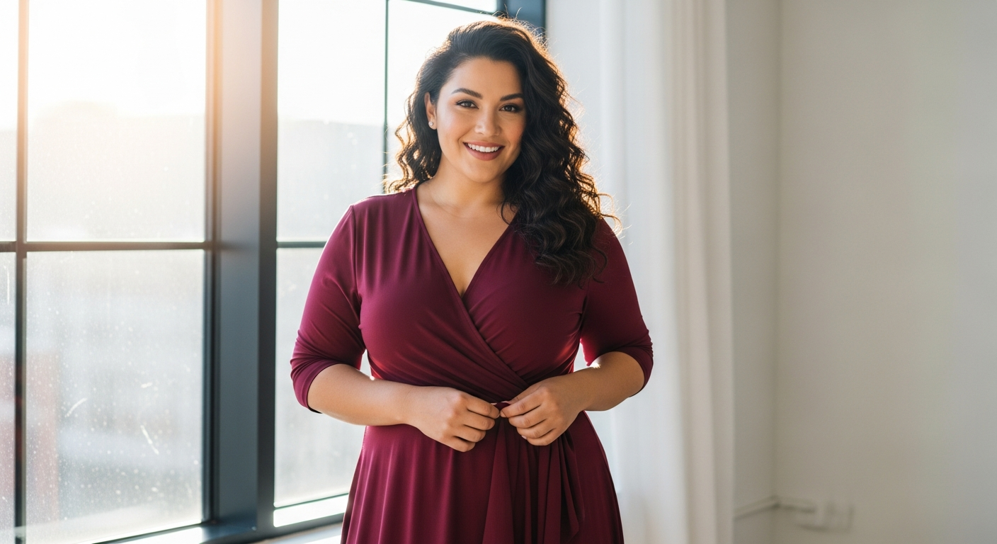 Master the Art of Dressing Your Body: Why the Kiyonna Essential Wrap Dress Dominates Plus Size Fashion