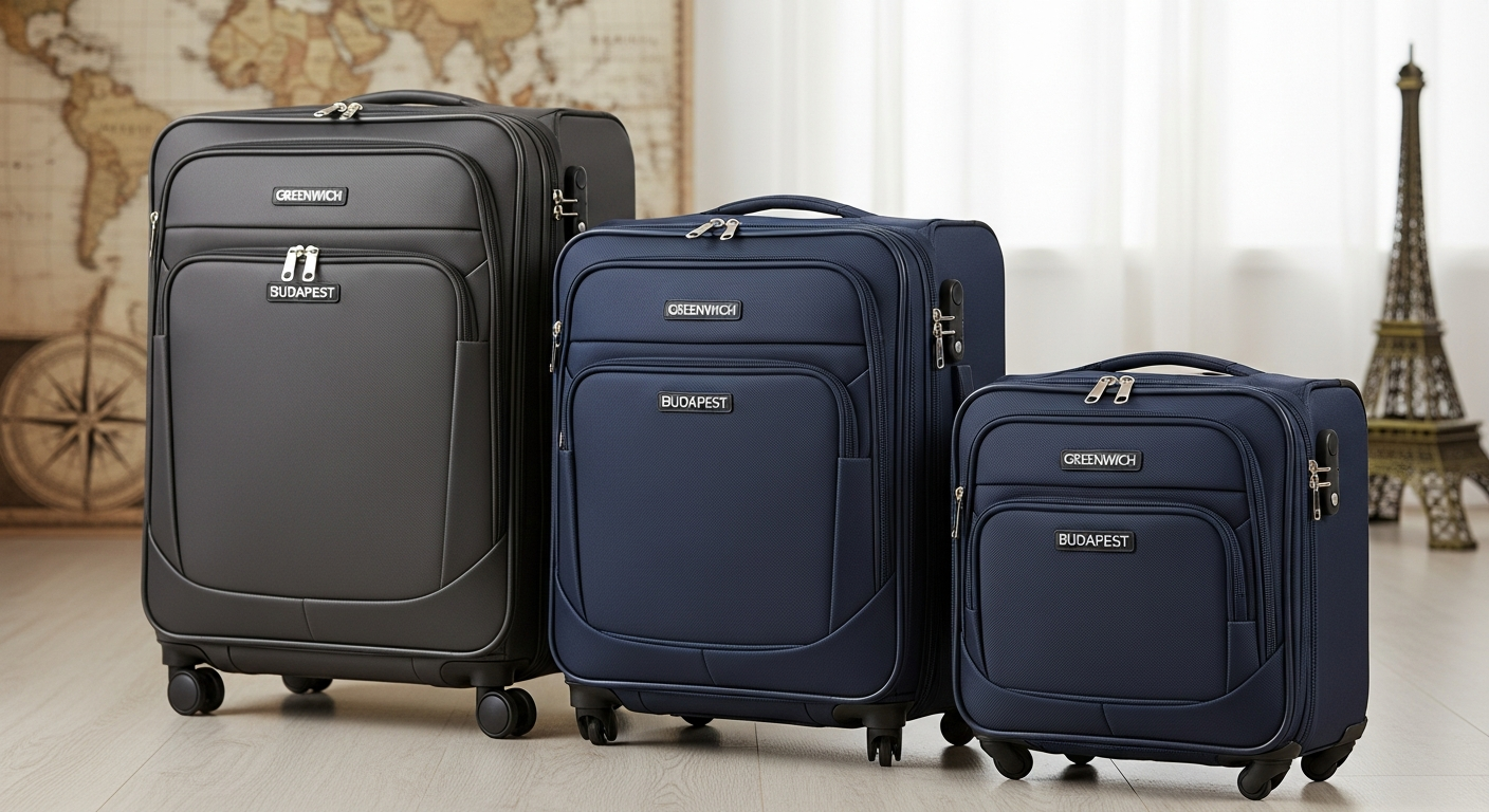 Greenwich Budapest Suitcase Set: Affordable Expandable Luggage