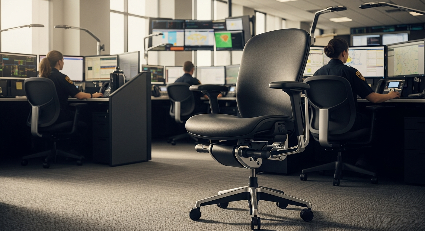 OFM 24/7 Heavy Duty Dispatch Chair: Why Emergency Services Trust This 400-lb Capacity Seating