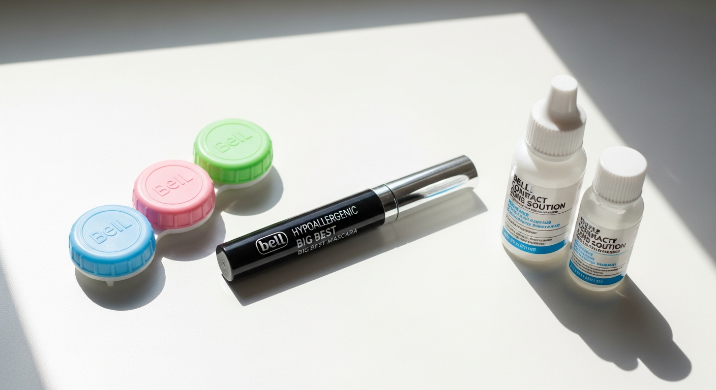 Bell HYPOAllergenic Big Best Mascara wand with rich black pigmentation displayed against a clean white background