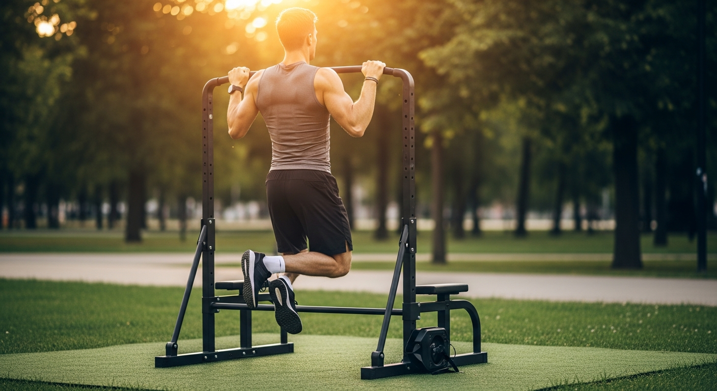 Train Anywhere, Anytime: How the Pullup & Dip Bar Mobile Calisthenics Station Transforms Your Bodyweight Workout Routine